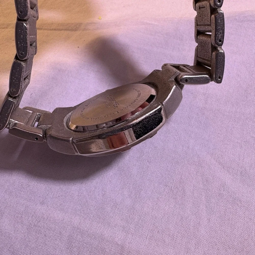 Cherokee‎ Men's Stainless Steel Quartz Watch Red - Untested, Damaged Band